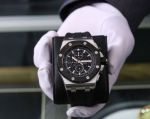 Replica Audemars Piguet Royal Oak SS Black Chronograph Dial 42mm Automatic Watch