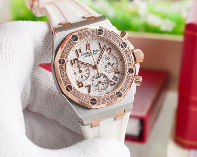 Replica Audemars Piguet Royal Oak Offshore 37mm 2-Tone Chronograph Ladies Watch