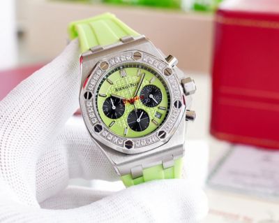 Copy Audemars Piguet Royal Oak Offshore 37mm SS Chronograph Multi-Color Rubber