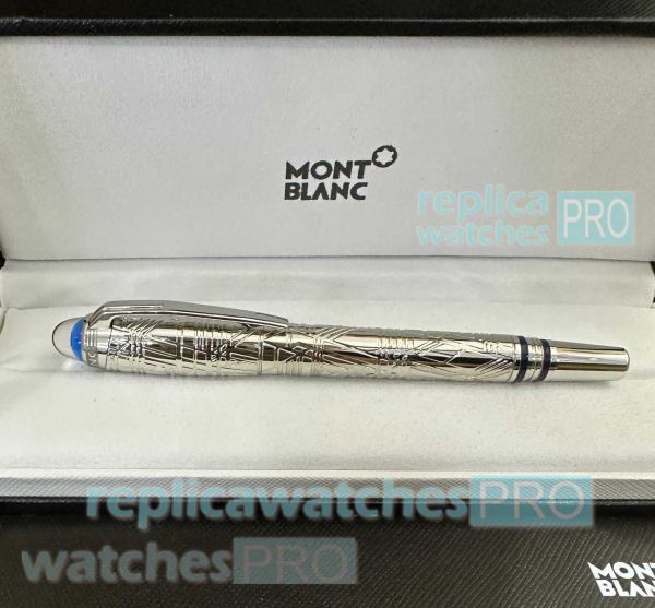 Mont Blanc Replica Pens High Quality Starwalker Spaceblue Metal Pen