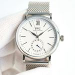 Replica IWC Portofino series stainless steel white dial 39mm